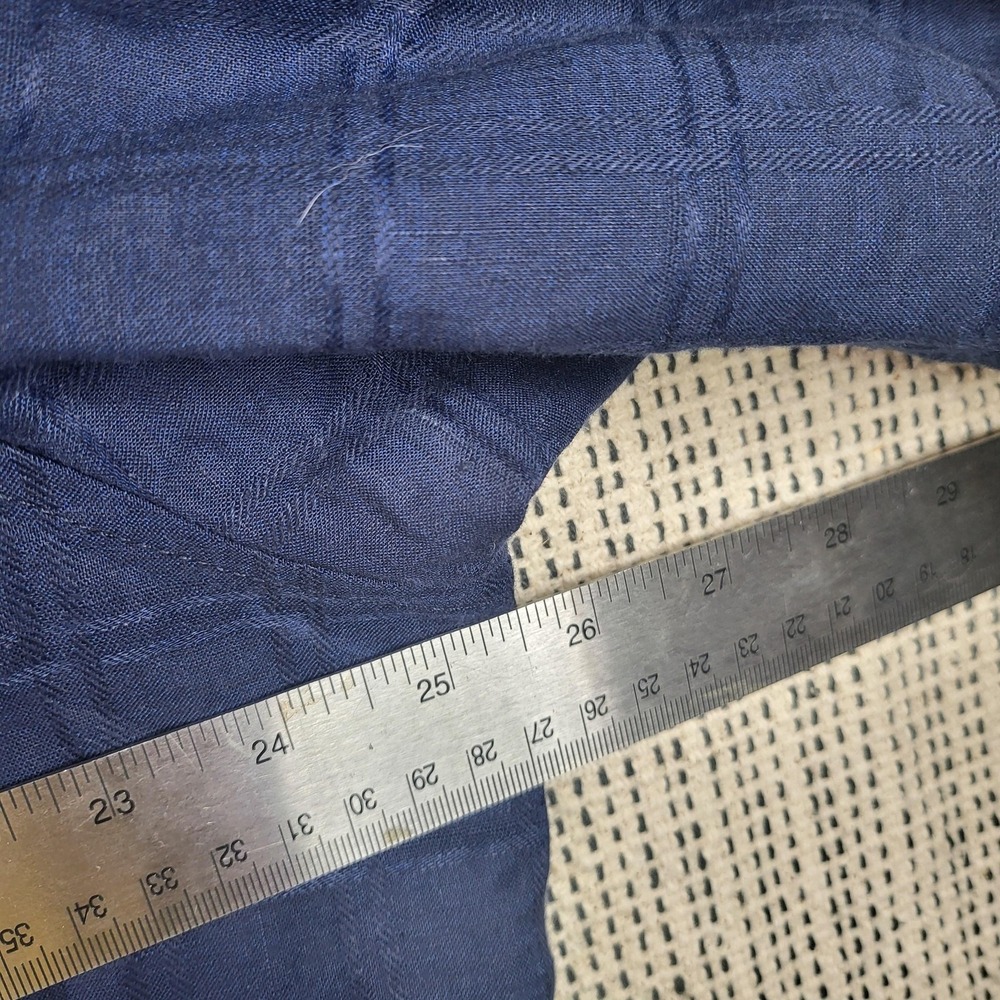 Tommy Bahama Shirt Mens XL Long Sleeve Button Up Plaid‎ Textured Pocket Casual - Picture 4 of 8